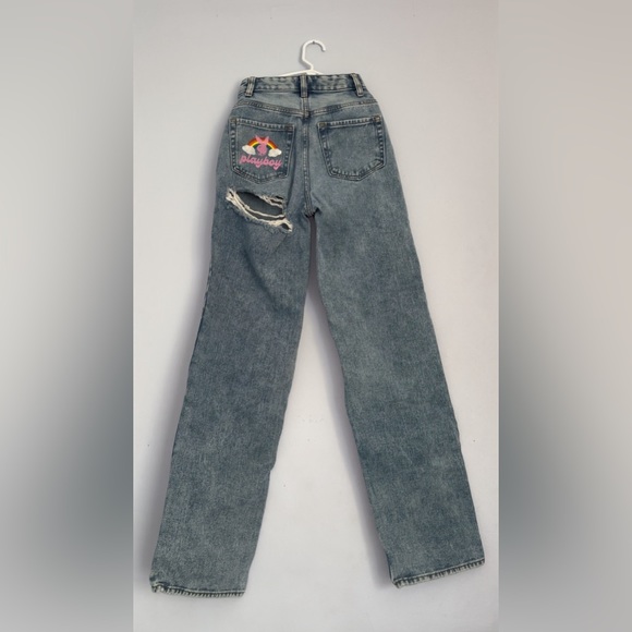 Playboy PacSun Ripped High Waist Baggy Jeans - Picture 9 of 9